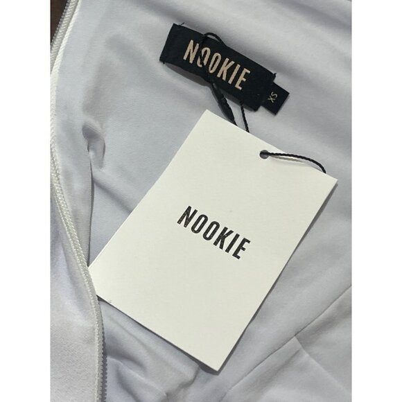 Nookie Neptune Gown in White XSmall New Womens Long Formal Maxi Dress - Picture 8 of 13